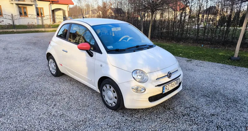 fiat podkarpackie Fiat 500 cena 34900 przebieg: 58525, rok produkcji 2018 z Rychwał